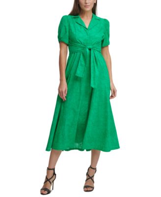 dkny tie front dress