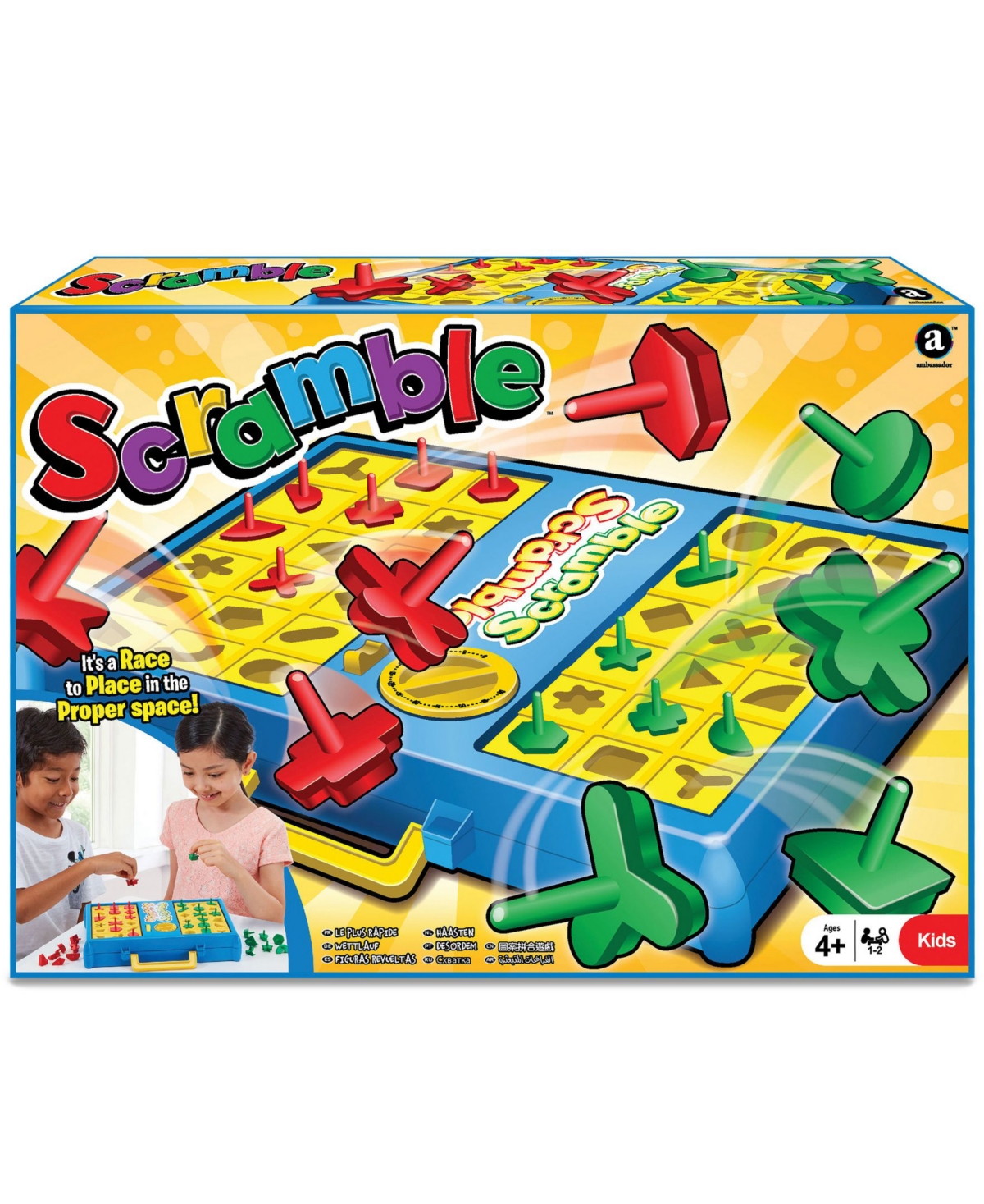 Masterpieces Puzzles Kids' Merchant Ambassador Scramble Race To Place Game In Multi