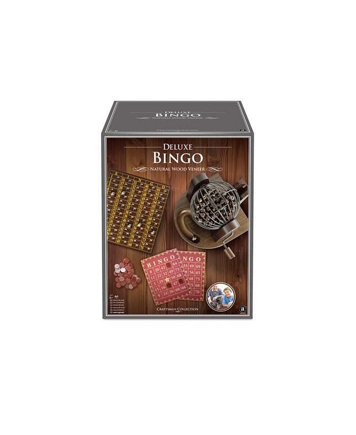 MasterPieces Puzzles Merchant Ambassador Craftsman Deluxe Wood Bingo