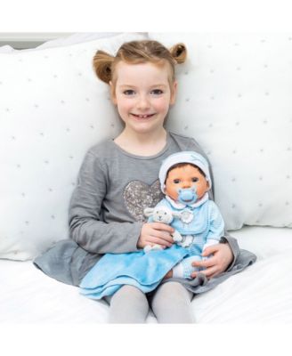 Tiny Treasures Toy Baby Doll with Layette Set