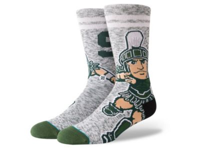 Stance - Michigan State Spartans Mascot Character Crew Socks