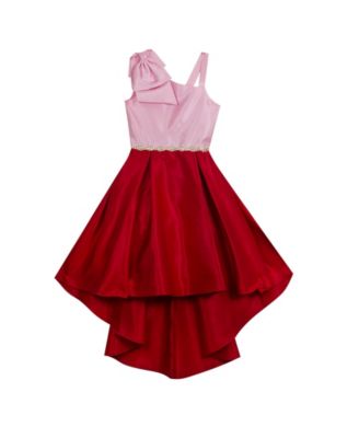 macys girls red dress