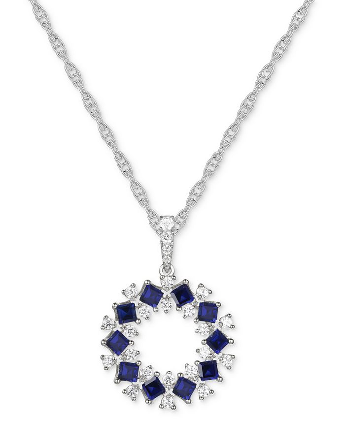 Macy s shop sapphire necklace