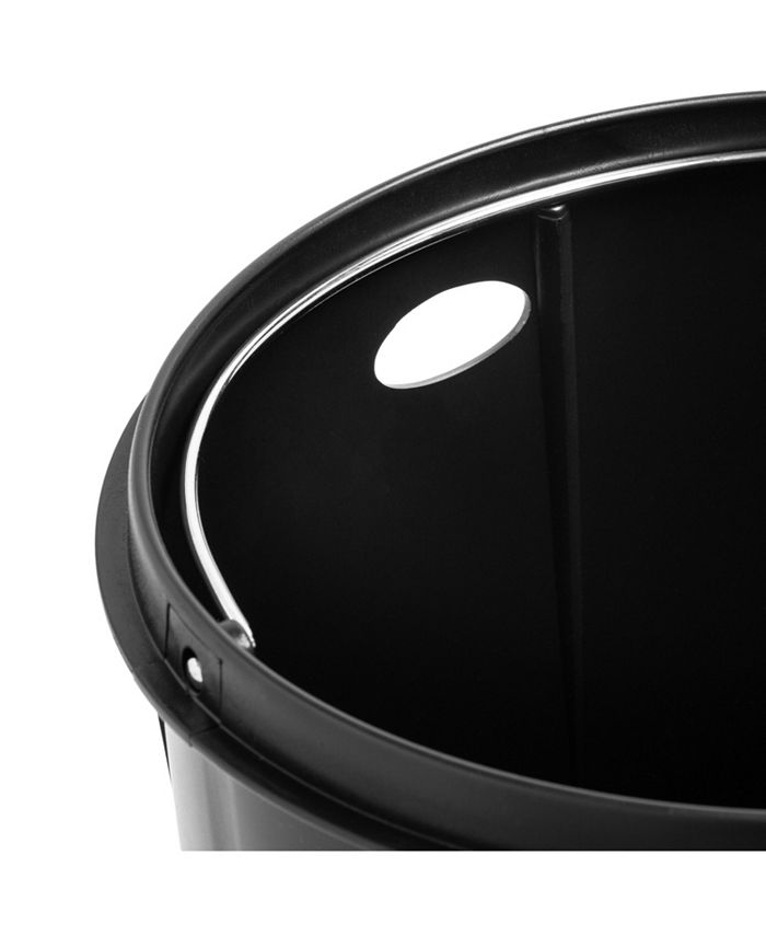 Honey Can Do 30L SoftClose Round Stainless Steel Trash Can Macy's