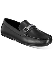 Men's Egan Faux Leather Driving Loafers, Created for Macy's