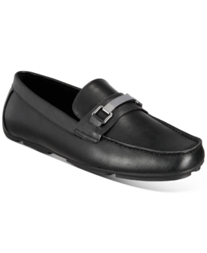 Shop Alfani Men's Egan Driving Loafers, Created For Macy's In Black