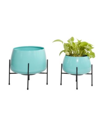 Metal Planter, Set of 2