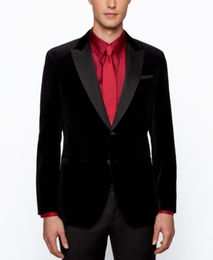 Boss Men's Helward4 Slim-Fit Tuxedo Jacket
