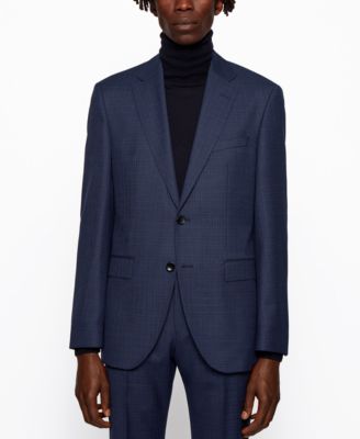 Hugo Boss - Men's Jeckson/Lenon2 Regular-Fit Virgin-Wool Suit