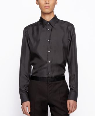 boss silk shirt