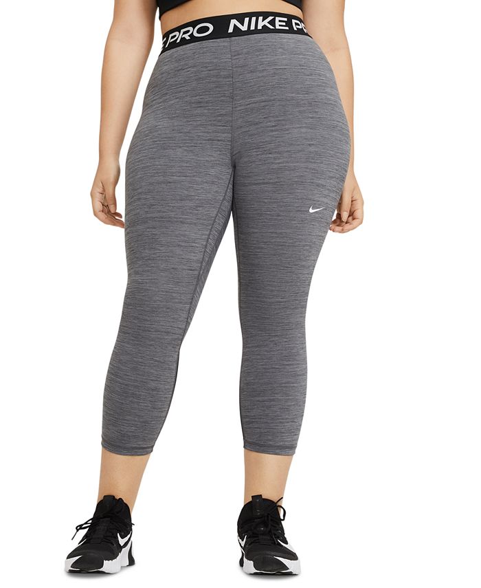 Nike Plus Size Women's Pro Cropped Leggings - Macy's