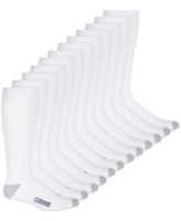 Club Room Men's Over the Calf Socks - 12-Pack, Created for Macy's - White