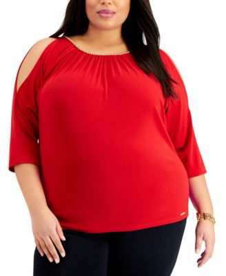 plus tops macys