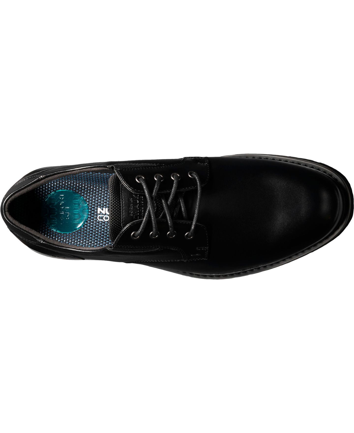 Мужские туфли Nunn Bush Denali Waterproof Leather Plain Toe Oxford, цвет: Чёрный — фото 4