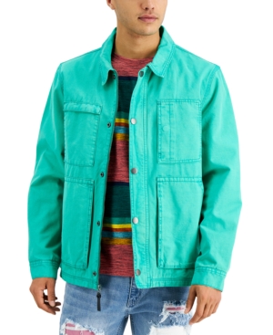Sun + Stone Men's Paul Garment-Dyed Utility Jacket