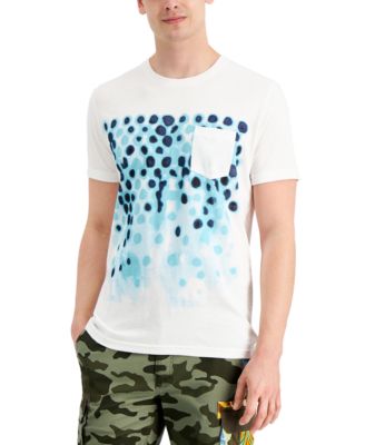 Sun + Stone - Men's Watercolor Graphic Pocket T-Shirt