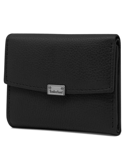 Женский кошелёк Timberland Snap Billfold Indexer, цвет: Чёрный