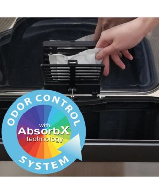 18 Gallon / 68 Liter AirStep Stainless Steel Kitchen Trash Can with Odor Filter