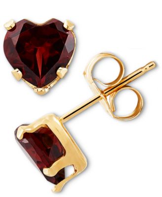 2-Pc. Set Blue Topaz Heart Pendant Necklace & Matching Stud Earrings (2-3/4 ct. t.w.) in 10k Gold (Also in Citrine & Peridot)