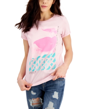Guess Lip-Print Graphic T-Shirt