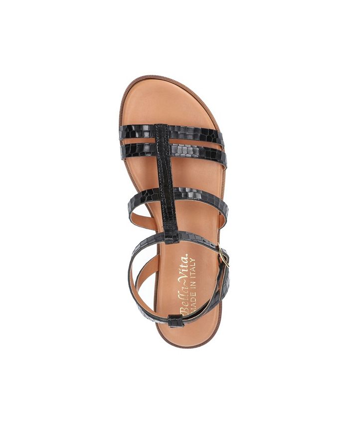Bella Vita Made In Italy Women's Zev-Italy Flat Sandal