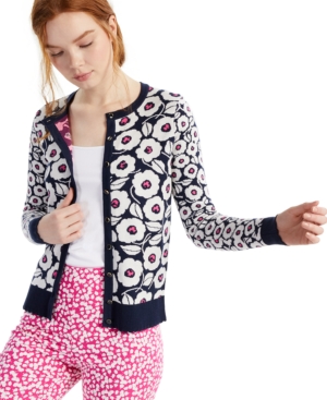Charter Club Petite Floral-Print Cardigan Created for Macy's