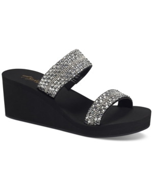 Thalia Sodi Eleanna Two-Band Wedge Sandals Created for Macy's Women's Shoes