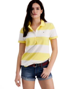 Tommy Hilfiger Striped Pique Polo Shirt