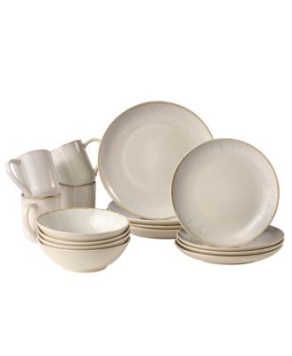 over&back Burst Reactive 16-PC Dinnerware Set, Service for 4
