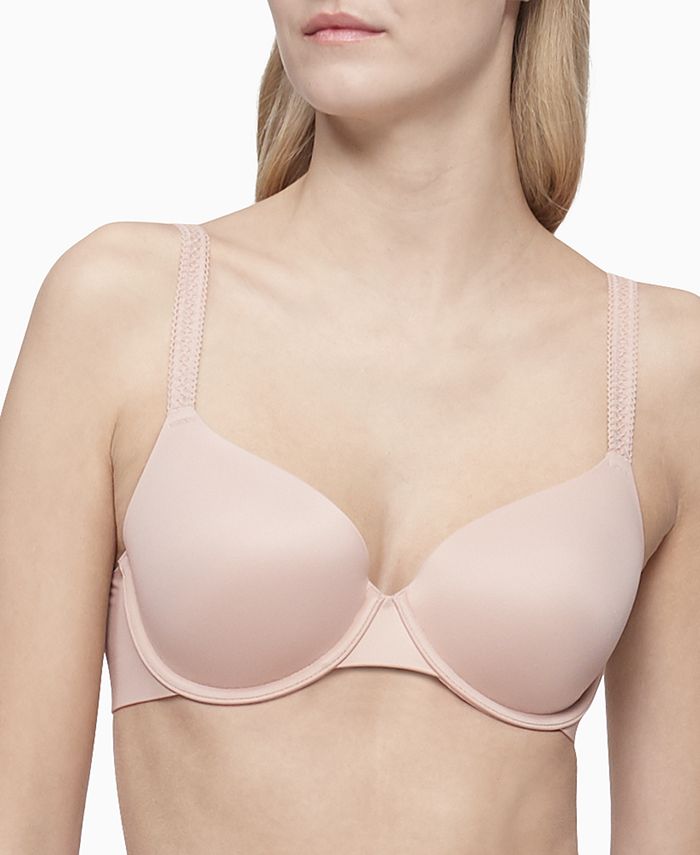 Calvin Klein Womens Liquid Touch Lightly Lined Perfect Coverage Bra