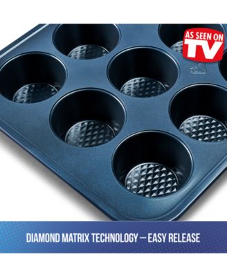 Blue Diamond Nonstick 12-Cup Muffin Pan