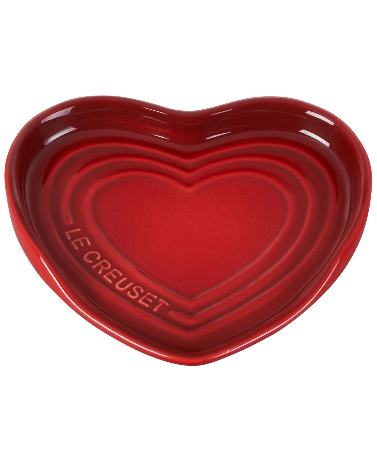 Le Creuset Heart Shaped Spoon Rest In Cerise