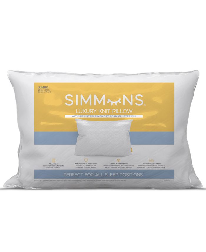 Simmons CLOSEOUT! Memory Foam Cluster Standard/Queen Pillow Macy's