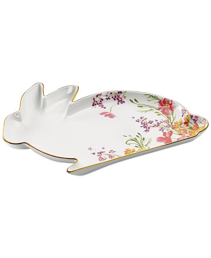 Martha Stewart Collection Easter Figural Bunny Platter, Created ...