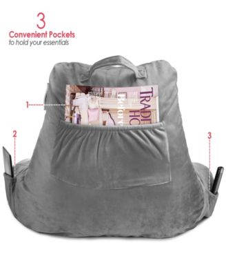 Shredded Memory Foam Reading Backrest Pillow, Medium