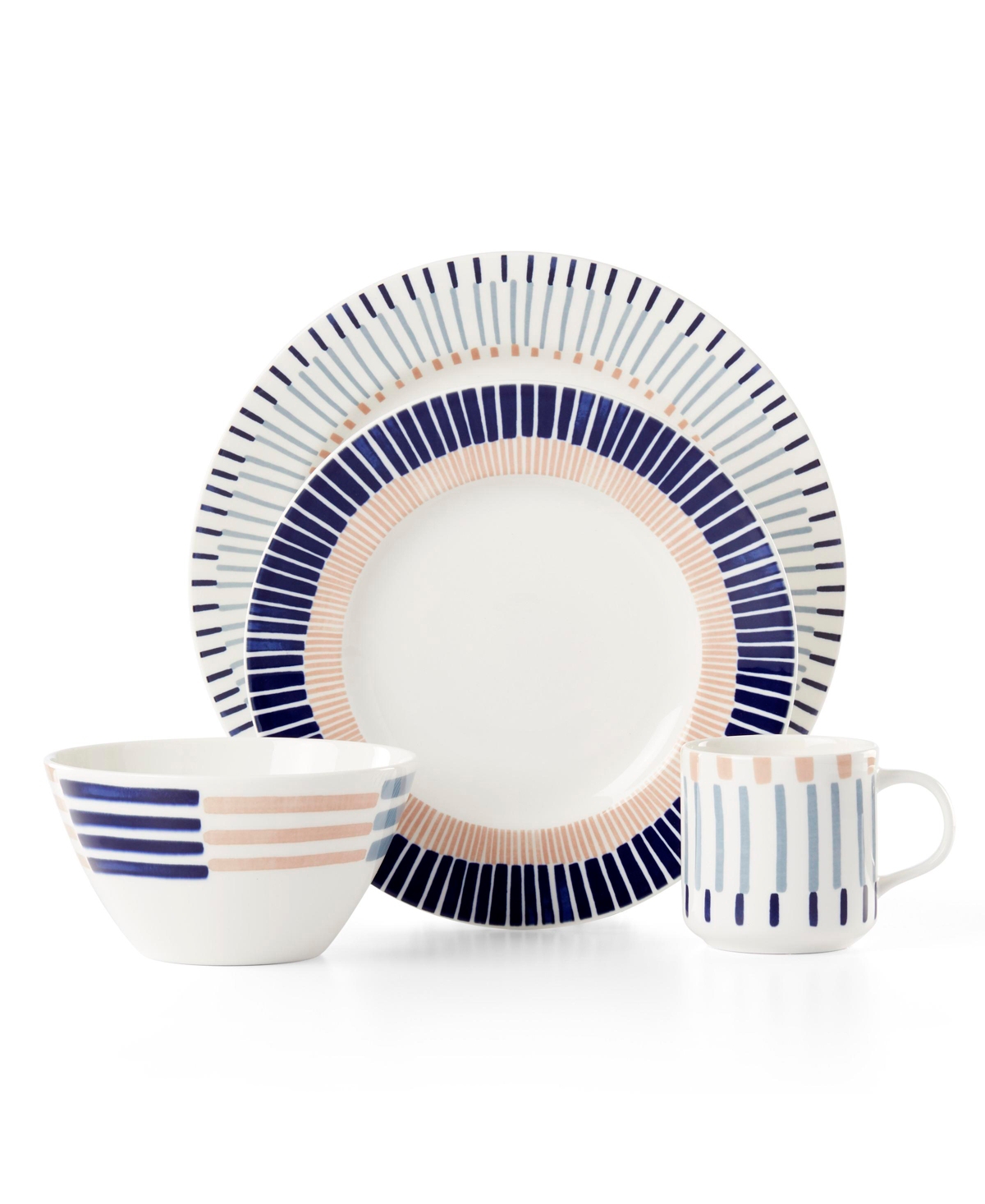 Kate Spade New York Brook Lane 4-piece Place Setting In White