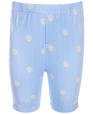 First Impressions Baby Girls Daisy Stripe Bermuda Shorts Created for Macy's