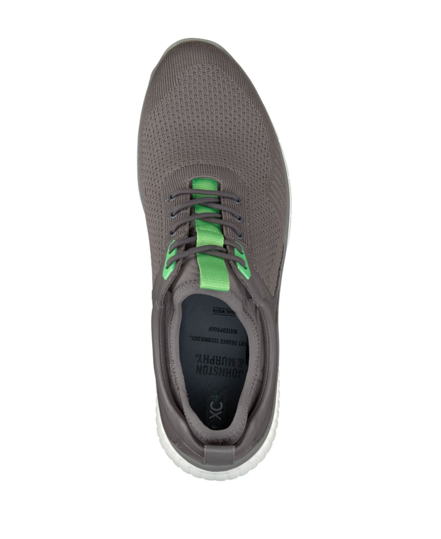 Мужские кроссовки Johnston & Murphy XC4 Water-resistant H2 Sport Hybrid Knit Golf Shoes, цвет: Серый — фото 4