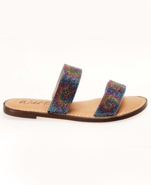 Wild Pair Ginnie Double-Band Slide Flat Sandals Created for Macy's Women's Shoes