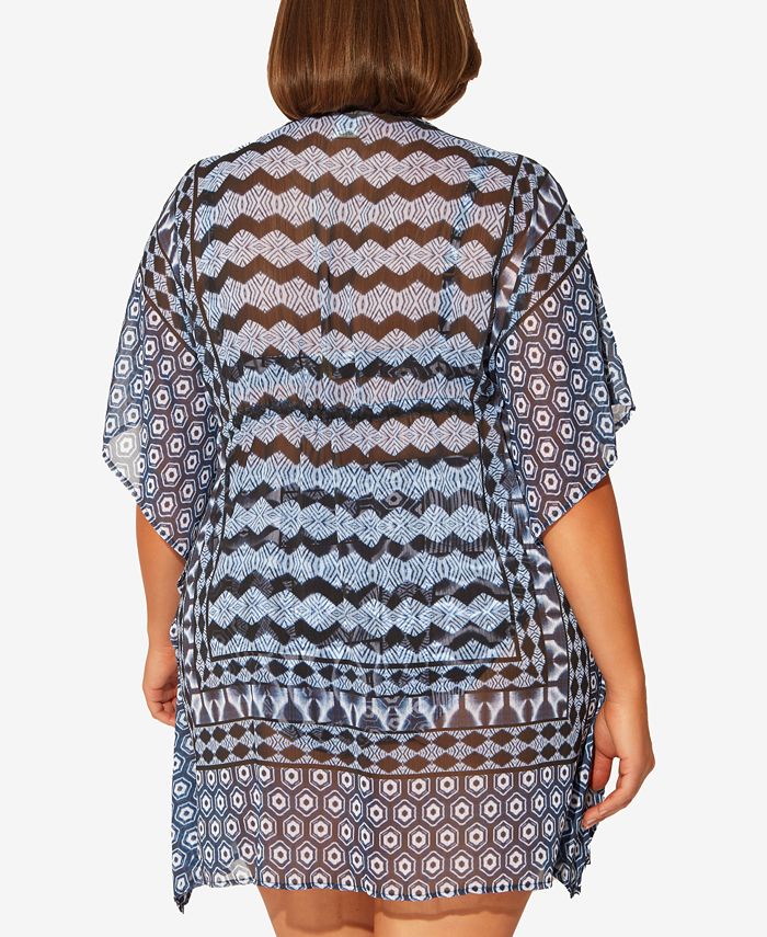 Bleu by Rod Beattie Plus Size Caftan Swim CoverUp Macy's