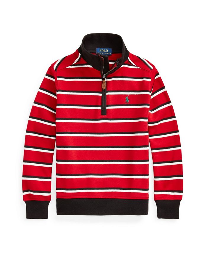 Polo Ralph Lauren Little Boys Striped Quarter-Zip Pullover & Reviews -  Sweaters - Kids - Macy's