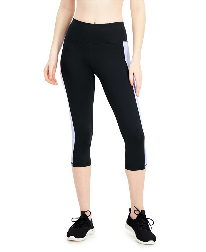 ID Ideology Colorblocked Cropped Leggings, Created for Macy's & Reviews ...