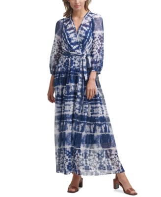 Calvin Klein - Petite Tie-Dyed Maxi Dress