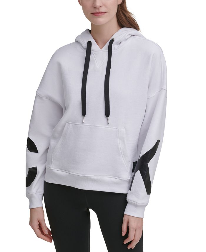 Calvin Klein Jumbo-Logo Fleece Hoodie - Macy's