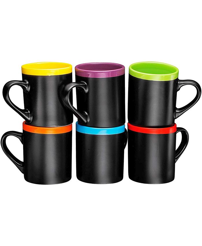 Bruntmor Coffee Mugs 12 Oz Cups Tea Mugs Set Of 6 And Reviews Bakeware Kitchen Macys 5962