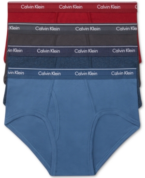 CALVIN KLEIN MEN'S 4-PACK COTTON CLASSIC BRIEFS
