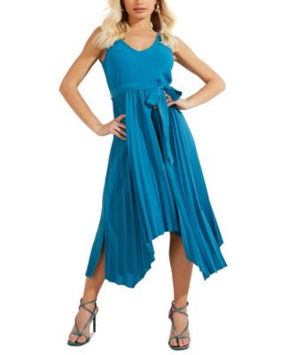 guess pleated maxi skirt