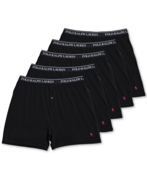 Polo Ralph Lauren Men's 5-Pk Classic Knit Boxer Briefs