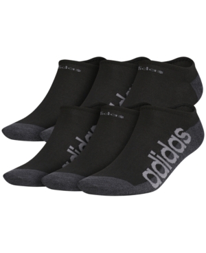 adidas Men's 6-Pk Linear Superlite Ii No-Show Socks
