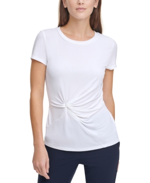 Dkny Side-knot Top In White